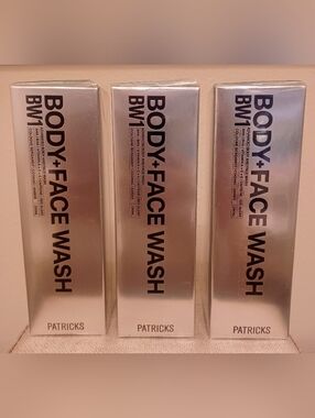 Patricks BW1 Men's Body + Face Wash • Set of Three • Epic Scent